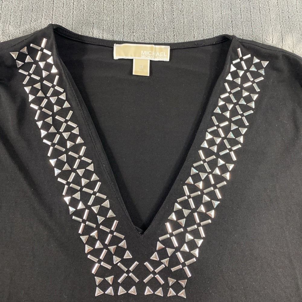 Michael Kors Medium Black Blouse  Womens - Picture 5 of 7